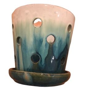 Glazed Pottery Orchid / Flower Pot